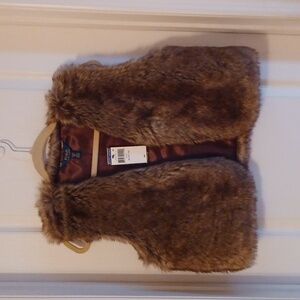 NWT Ralph Lauren Faux Fur vest sz XL (16)